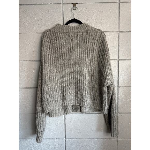 Women's Native Youth The Ellie Wool Blend Chunky Knit Cardigan size L Bohemian - Picture 4 of 5